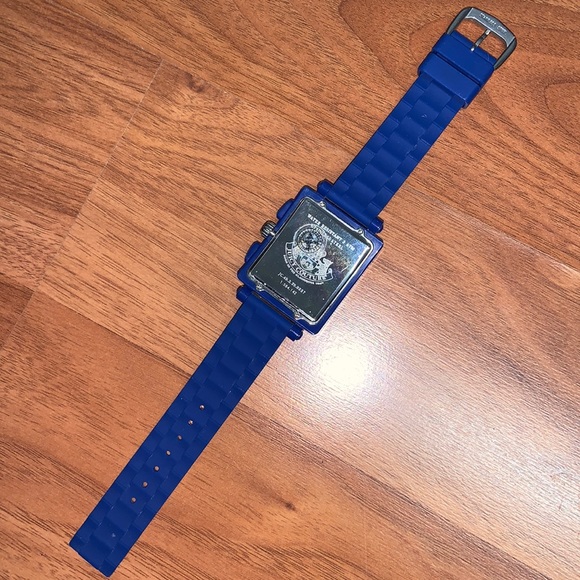 Authentic Juicy Couture Rectangle Face Watch with Rhinestone Accents main image 4